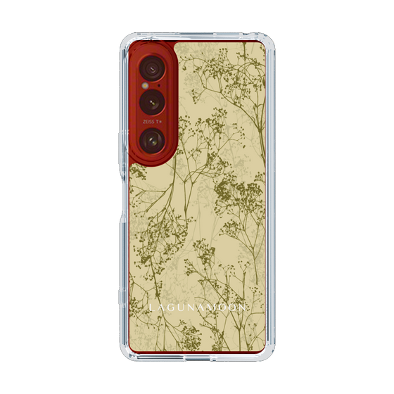 Slim Protection Case［ LAGUNAMOON - Botanical - Yellow ］