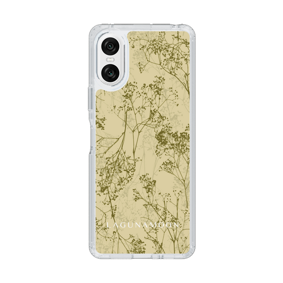 Slim Protection Case［ LAGUNAMOON - Botanical - Yellow ］
