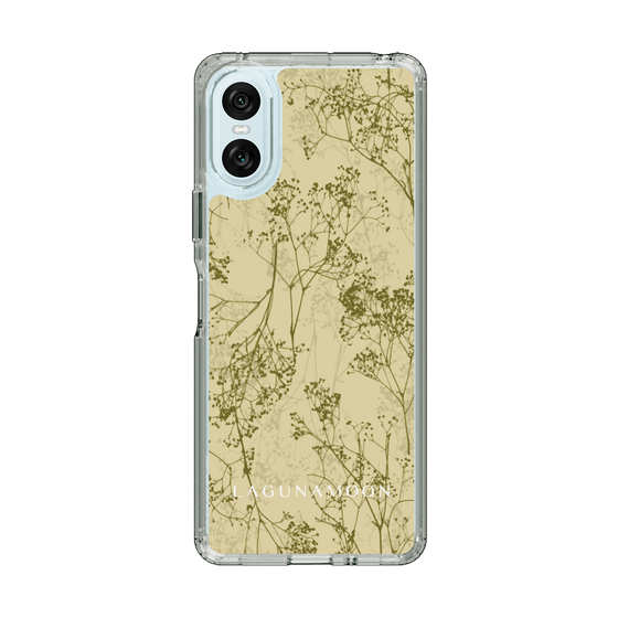 Slim Protection Case［ LAGUNAMOON - Botanical - Yellow ］