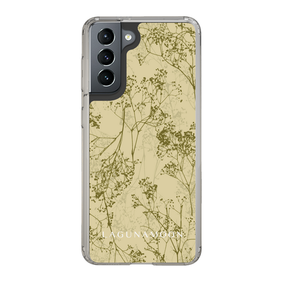 Slim Protection Case［ LAGUNAMOON - Botanical - Yellow ］