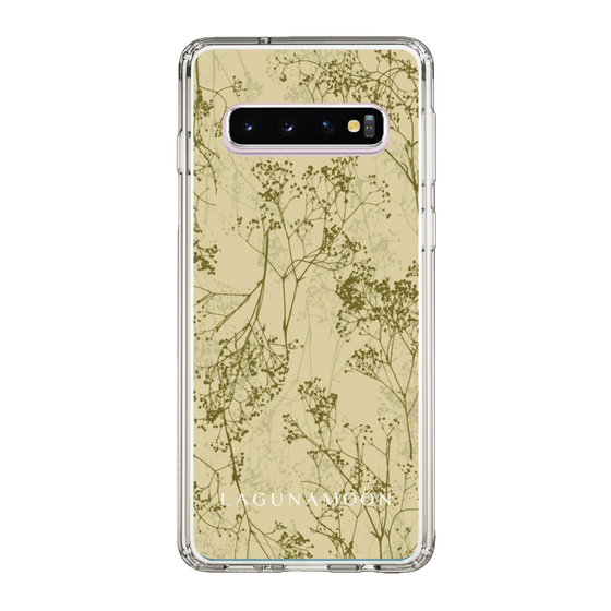 Slim Protection Case［ LAGUNAMOON - Botanical - Yellow ］