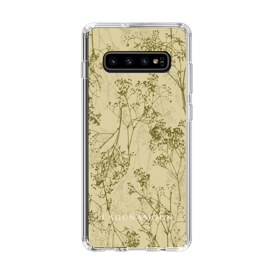 Slim Protection Case［ LAGUNAMOON - Botanical - Yellow ］