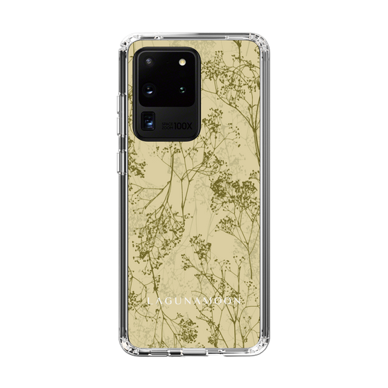 Slim Protection Case［ LAGUNAMOON - Botanical - Yellow ］
