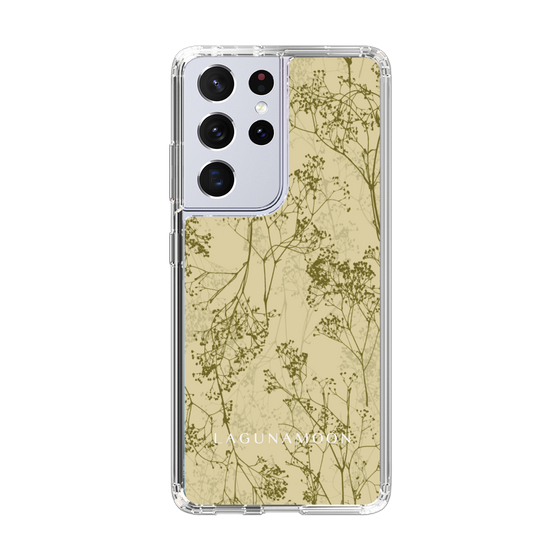 Slim Protection Case［ LAGUNAMOON - Botanical - Yellow ］