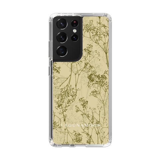 Slim Protection Case［ LAGUNAMOON - Botanical - Yellow ］