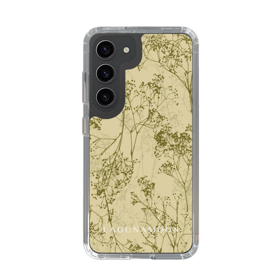 Slim Protection Case［ LAGUNAMOON - Botanical - Yellow ］