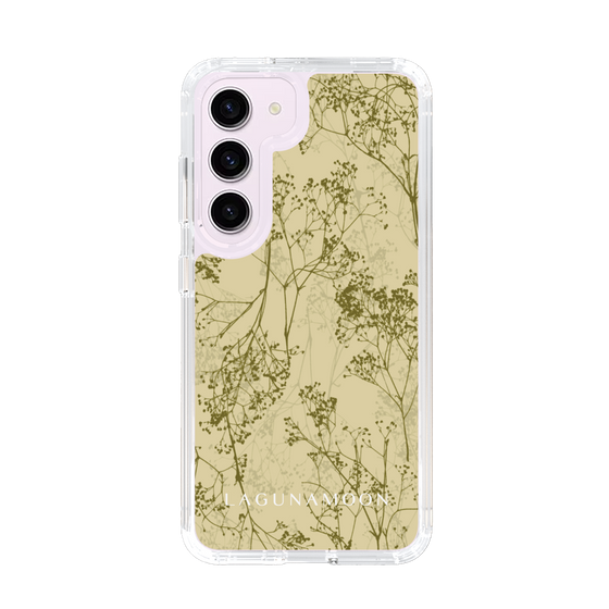 Slim Protection Case［ LAGUNAMOON - Botanical - Yellow ］