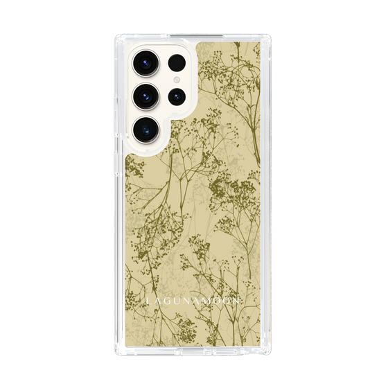 Slim Protection Case［ LAGUNAMOON - Botanical - Yellow ］