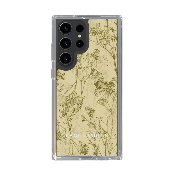 Slim Protection Case［ LAGUNAMOON - Botanical - Yellow ］