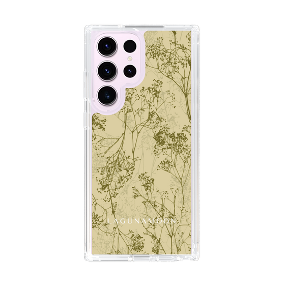 Slim Protection Case［ LAGUNAMOON - Botanical - Yellow ］