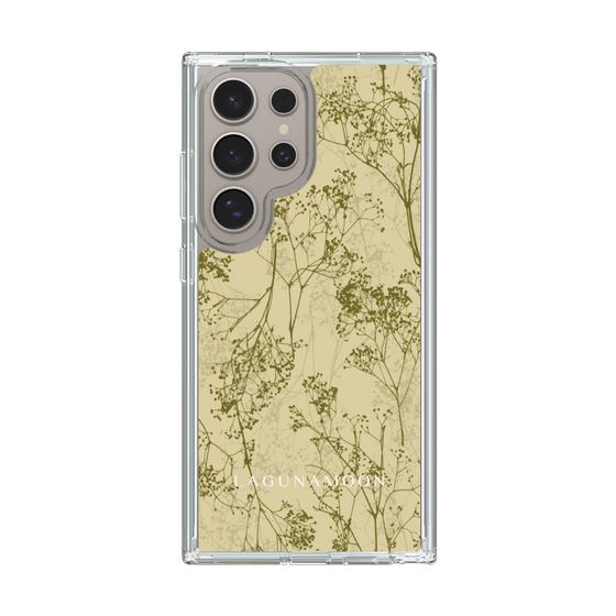 Slim Protection Case［ LAGUNAMOON - Botanical - Yellow ］