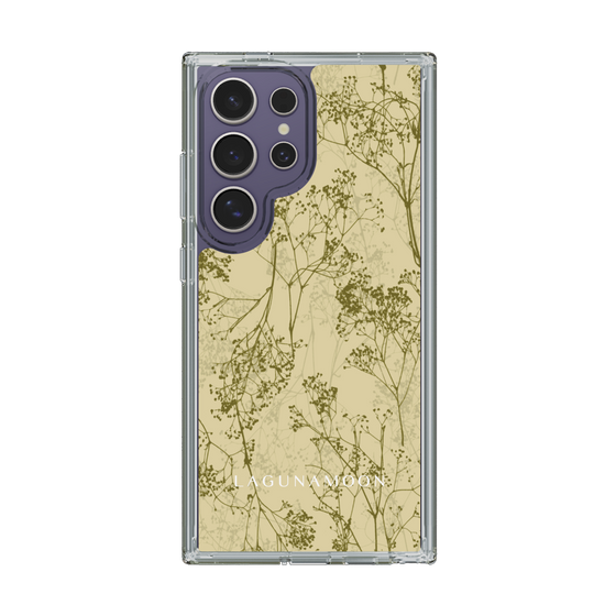 Slim Protection Case［ LAGUNAMOON - Botanical - Yellow ］