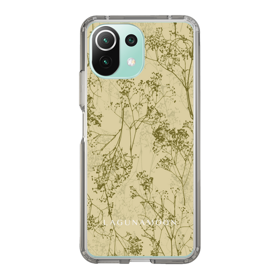 Slim Protection Case［ LAGUNAMOON - Botanical - Yellow ］