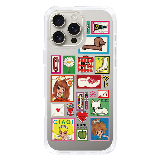 Slim Protection Case［ Rune Naito - Collage ］