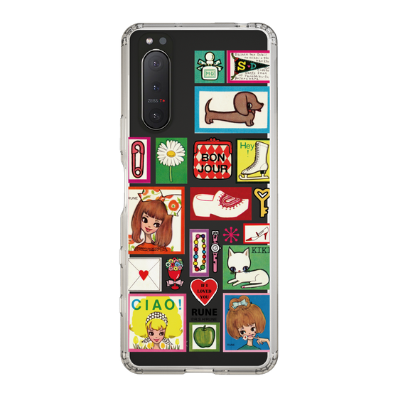 Slim Protection Case［ Rune Naito - Collage ］