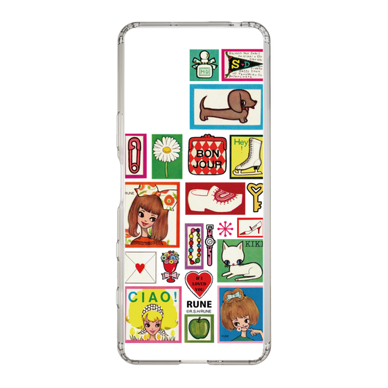 Slim Protection Case［ Rune Naito - Collage ］