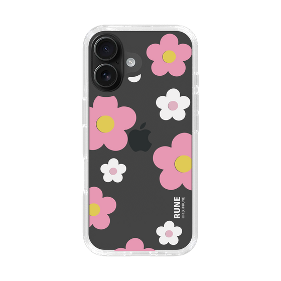 Slim Protection Case［ Rune Naito - RUNE Flower - Pink ］