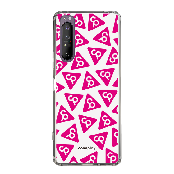Slim Protection Case［ Original - CASEPLAY Logo Mark - Pink ］