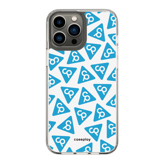 Slim Protection Case［ Original - CASEPLAY Logo Mark - Light Blue ］