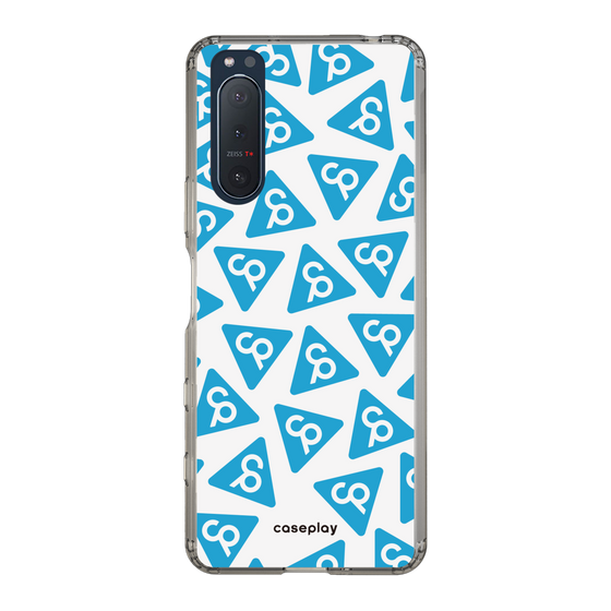 Slim Protection Case［ Original - CASEPLAY Logo Mark - Light Blue ］