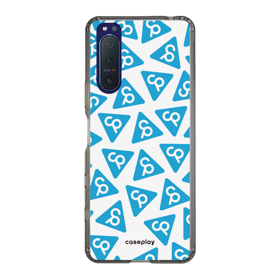 Slim Protection Case［ Original - CASEPLAY Logo Mark - Light Blue ］