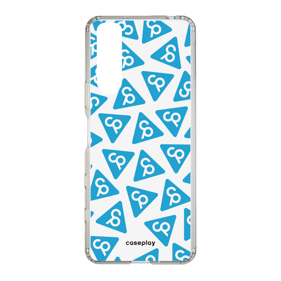 Slim Protection Case［ Original - CASEPLAY Logo Mark - Light Blue ］