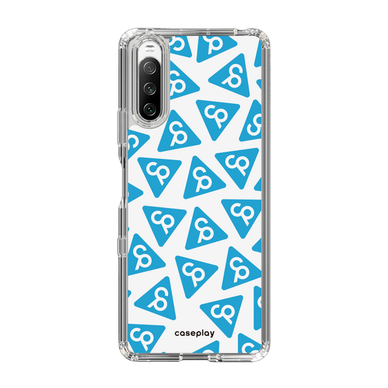 Slim Protection Case［ Original - CASEPLAY Logo Mark - Light Blue ］