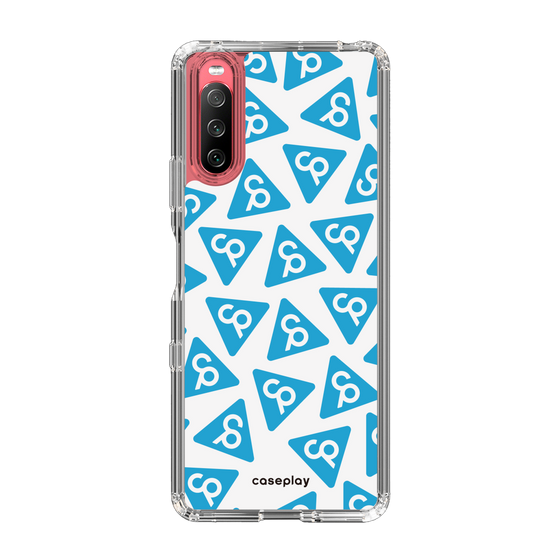 Slim Protection Case［ Original - CASEPLAY Logo Mark - Light Blue ］
