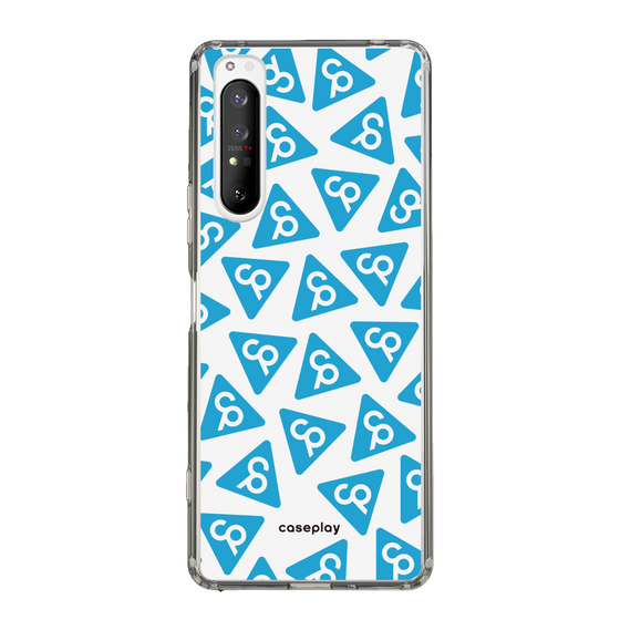 Slim Protection Case［ Original - CASEPLAY Logo Mark - Light Blue ］