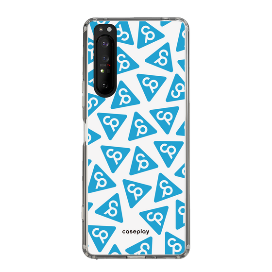 Slim Protection Case［ Original - CASEPLAY Logo Mark - Light Blue ］