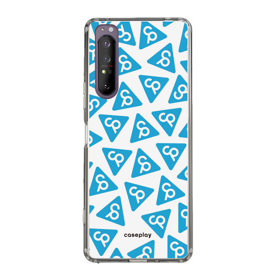Slim Protection Case［ Original - CASEPLAY Logo Mark - Light Blue ］