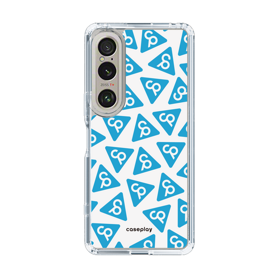 Slim Protection Case［ Original - CASEPLAY Logo Mark - Light Blue ］
