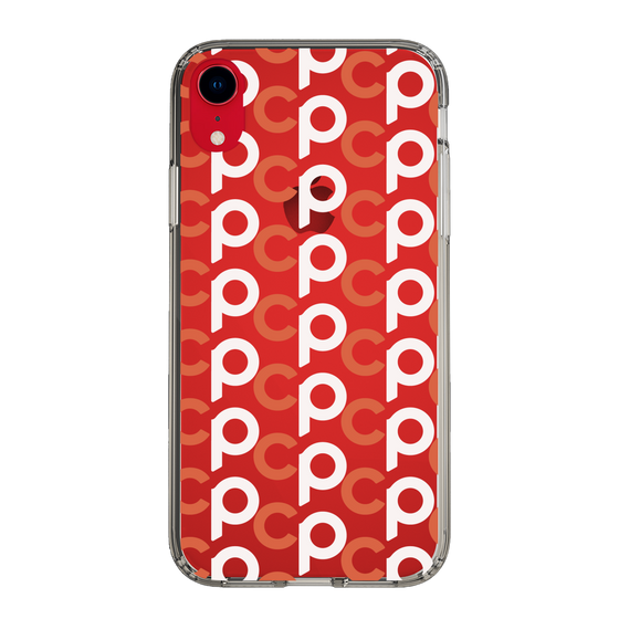 Slim Protection Case［ Original - CASEPLAY Initial All-over Pattern - Orange ］