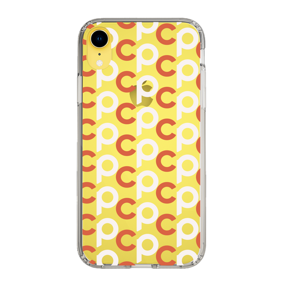 Slim Protection Case［ Original - CASEPLAY Initial All-over Pattern - Orange ］