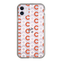 Slim Protection Case［ Original - CASEPLAY Initial All-over Pattern - Orange ］