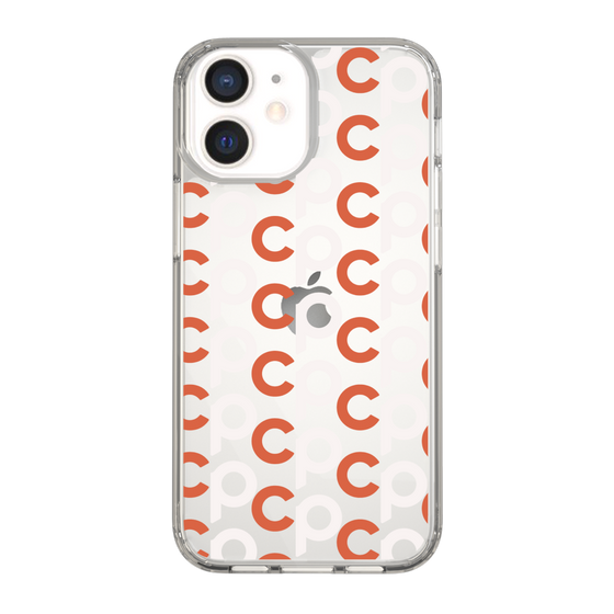 Slim Protection Case［ Original - CASEPLAY Initial All-over Pattern - Orange ］