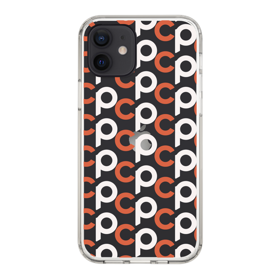 Slim Protection Case［ Original - CASEPLAY Initial All-over Pattern - Orange ］