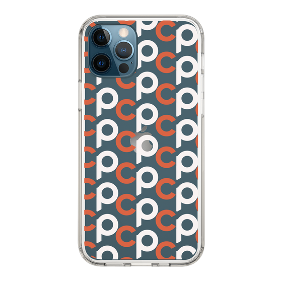 Slim Protection Case［ Original - CASEPLAY Initial All-over Pattern - Orange ］