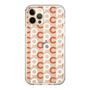 Slim Protection Case［ Original - CASEPLAY Initial All-over Pattern - Orange ］