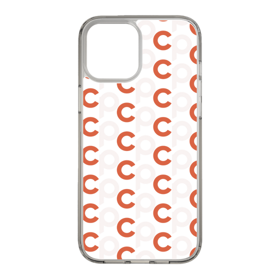 Slim Protection Case［ Original - CASEPLAY Initial All-over Pattern - Orange ］