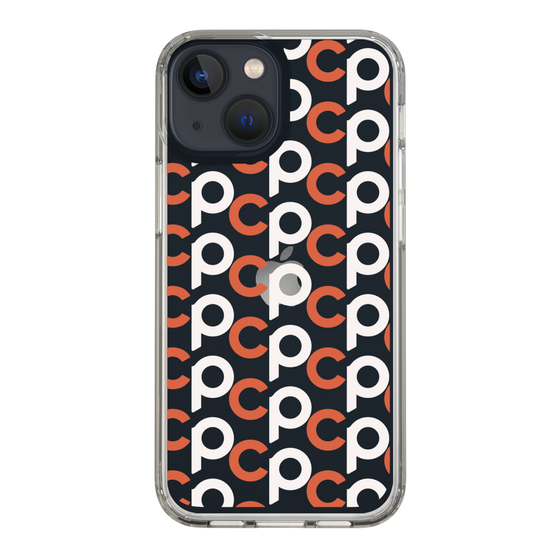 Slim Protection Case［ Original - CASEPLAY Initial All-over Pattern - Orange ］