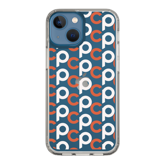 Slim Protection Case［ Original - CASEPLAY Initial All-over Pattern - Orange ］