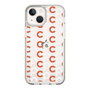 Slim Protection Case［ Original - CASEPLAY Initial All-over Pattern - Orange ］