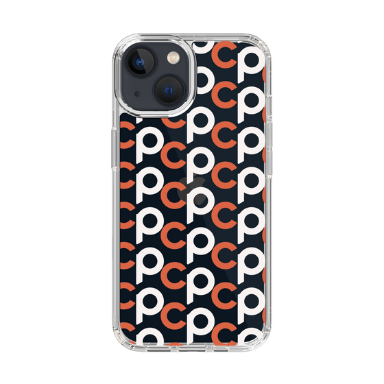 Slim Protection Case［ Original - CASEPLAY Initial All-over Pattern - Orange ］