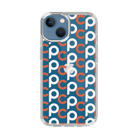 Slim Protection Case［ Original - CASEPLAY Initial All-over Pattern - Orange ］