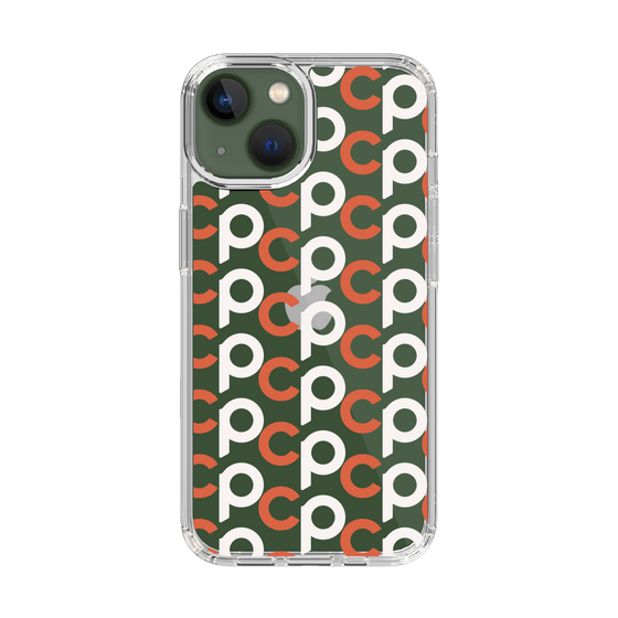 Slim Protection Case［ Original - CASEPLAY Initial All-over Pattern - Orange ］