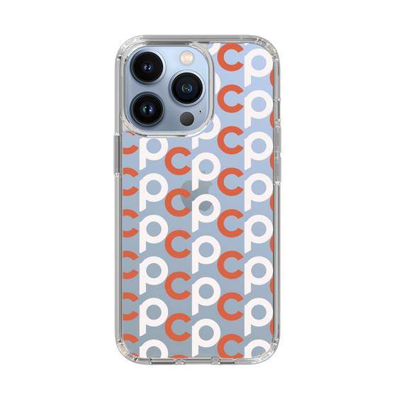 Slim Protection Case［ Original - CASEPLAY Initial All-over Pattern - Orange ］