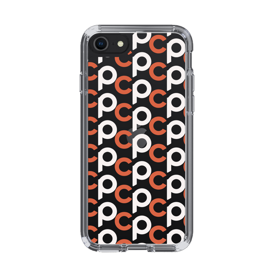 Slim Protection Case［ Original - CASEPLAY Initial All-over Pattern - Orange ］