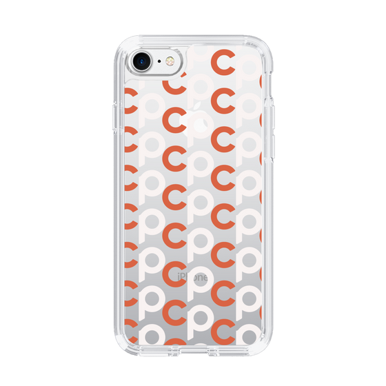 Slim Protection Case［ Original - CASEPLAY Initial All-over Pattern - Orange ］