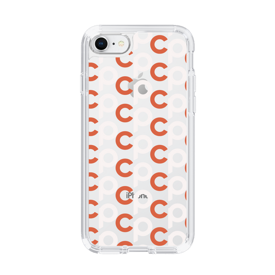 Slim Protection Case［ Original - CASEPLAY Initial All-over Pattern - Orange ］
